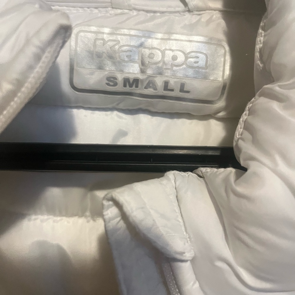 Kappa White Quilted Puffer Jacket